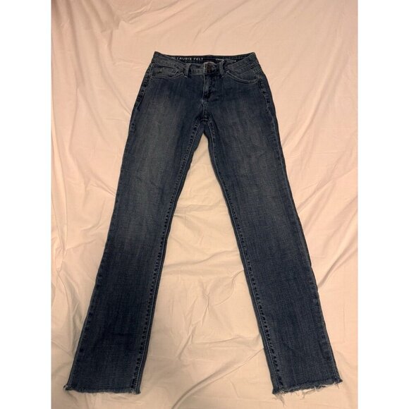 Laurie Felt Classic Boyfriend Jeans Size 2 Womens Medium Wash Blue - Picture 1 of 7